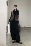 SWAYING/KNIT velvet vest SW23AW1T13 coffee